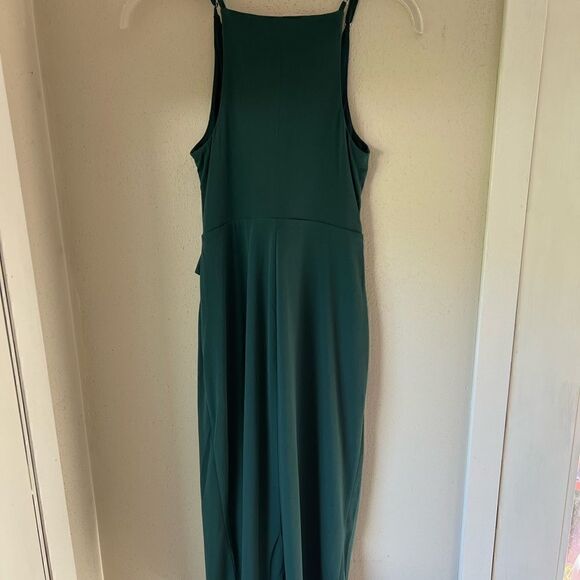 BCBGeneration Twisted Surplice Sheath Dress Bright Elm Size XS Tall - Picture 12 of 14